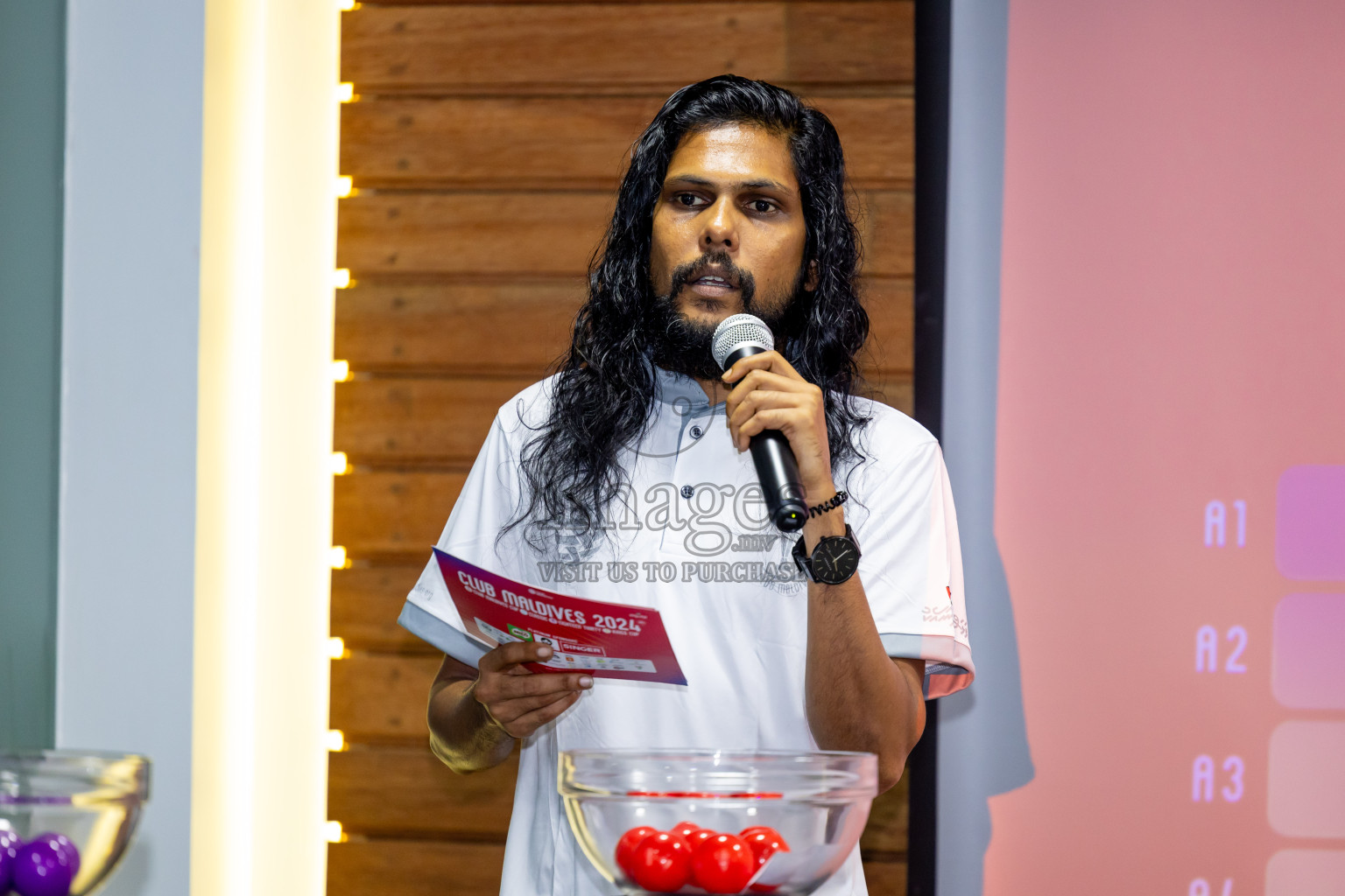 Draw Ceremony of Club Maldives 2024 held in Hulhumale', Maldives on Wednesday, 28th August 2024. Photos: Nausham Waheed / images.mv