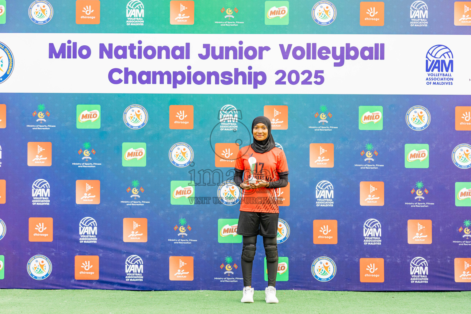 Milo National Junior Volleyball Championship 2025 Day 1 was held on Saturday, 22nd November 2025 at Ekuveni Turf Court Male', Maldives. Photos: Areef Adam / images.mv