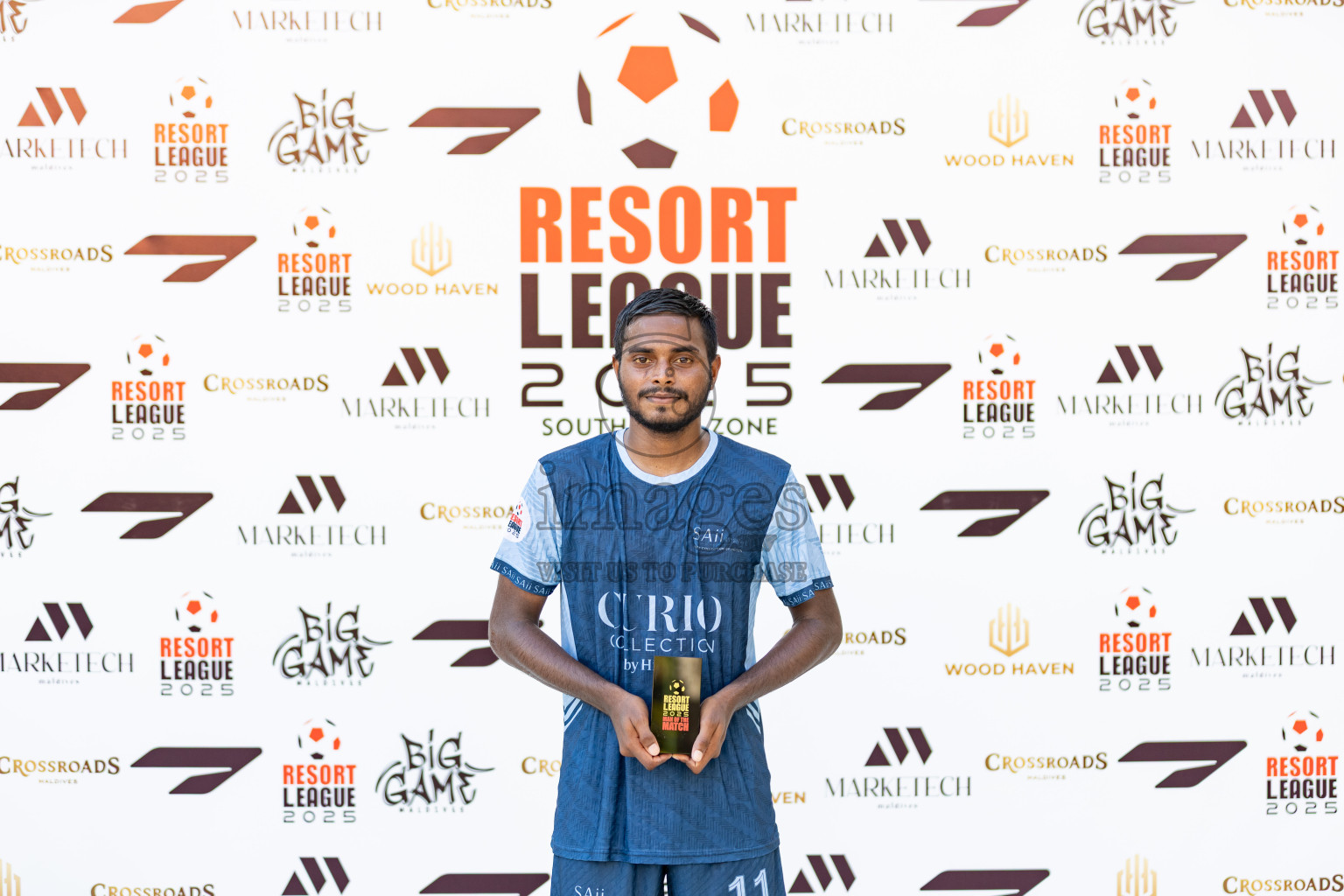 Kandooma vs SAII Lagoon in Resort League 2025 (South Male Zone) day 5 was held on Thursday, 2nd October 2025 in Crossroads's Maldives, Photos: Areef Adam / images.mv