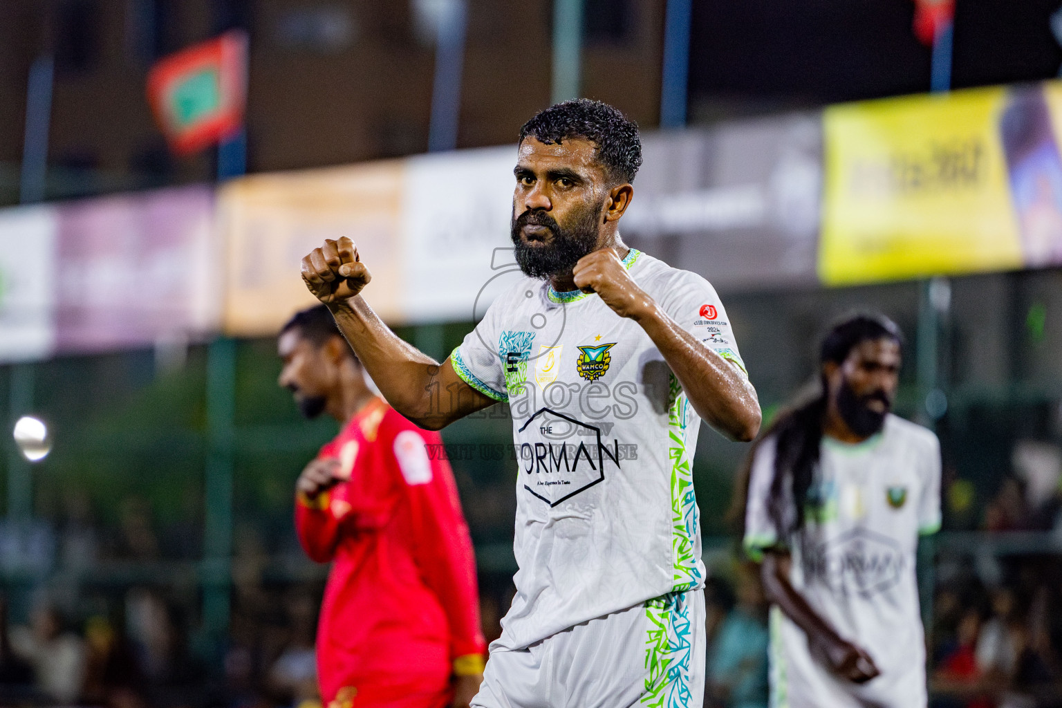 Maldivian vs Club WAMCO in Quarter Finals of Club Maldives Cup 2024 held in Rehendi Futsal Ground, Hulhumale', Maldives on Wednesday, 9th October 2024. Photos: Nausham Waheed / images.mv