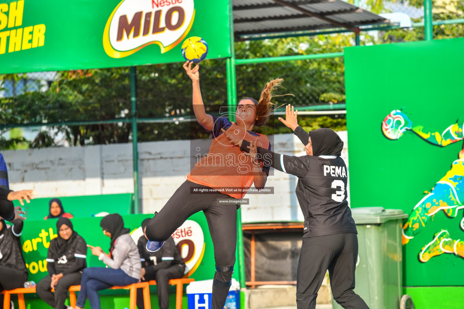 Day 4 of Milo 6th Inter Office Handball Tournament 2022 - Photos by  Nausham Waheed