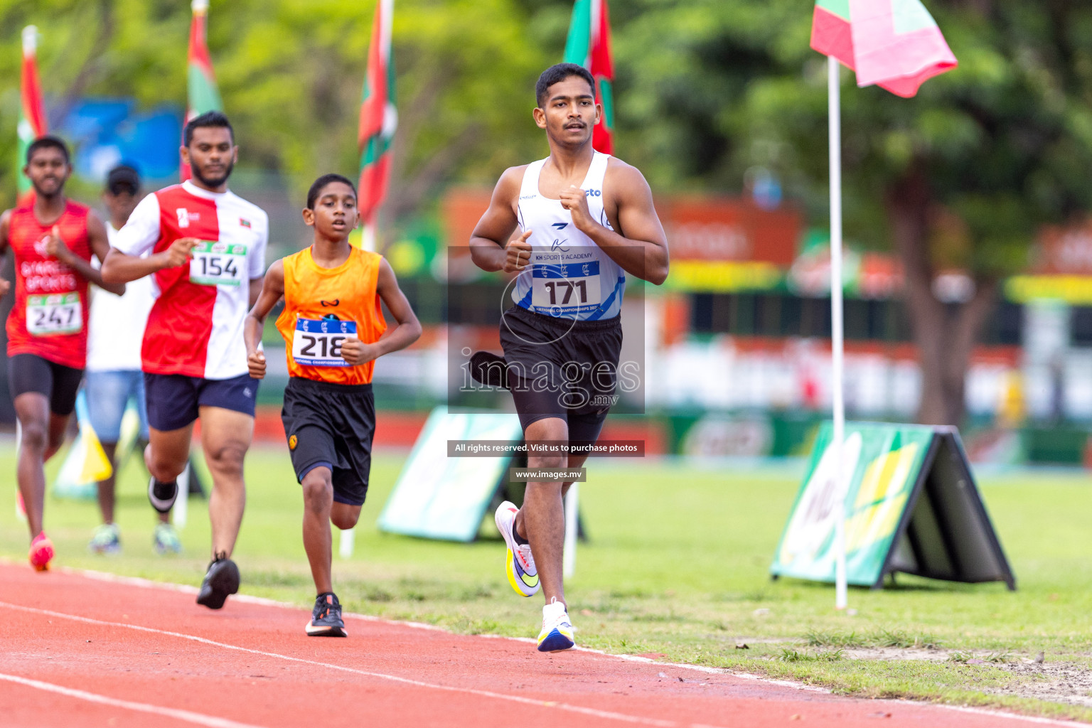 Day 2 of National Athletics Championship 2023 was held in Ekuveni Track at Male', Maldives on Friday, 24th November 2023. Photos: Nausham Waheed / images.mv