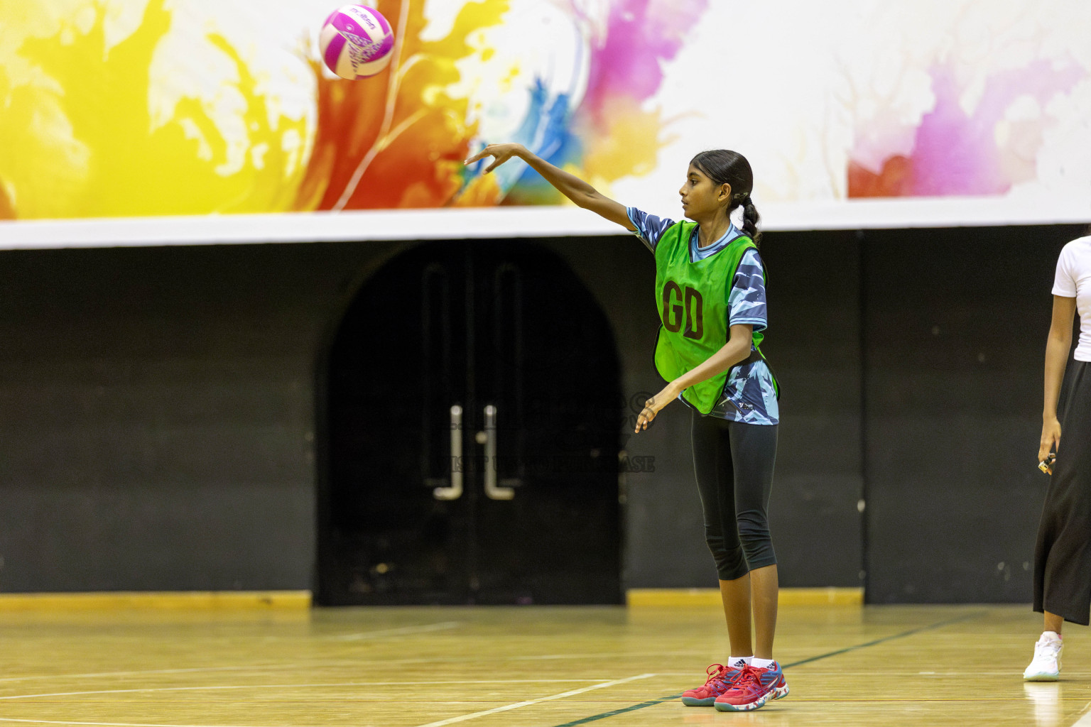 FIONTI A Team vs High flyers in Day 2 of 3rd Junior Championship - Netball association of Maldives, held at Social Center on Monday 20th January 2025 . Photos by Shuu Abdul Sattar
