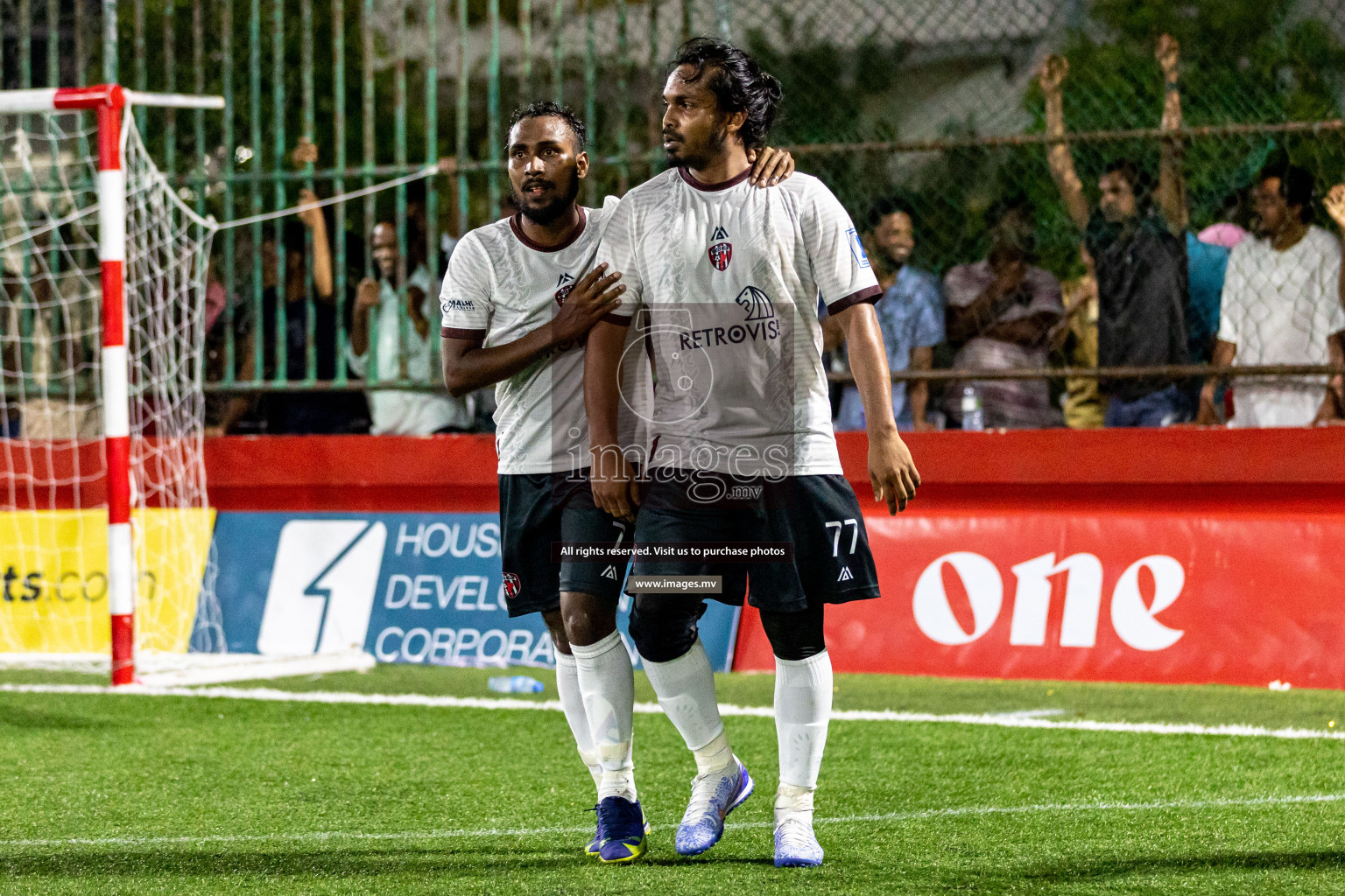 HA. Kelaa vs HA. Thuraakunu in Day 6 of Golden Futsal Challenge 2023 on 10 February 2023 in Hulhumale, Male, Maldives