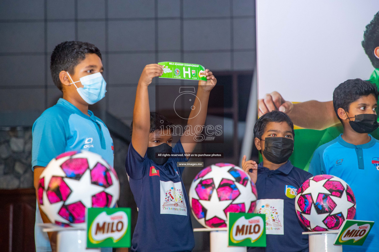 Draw Ceremony of MILO Academy Championship 2022 was held in Male' Maldives on Wednesday, 9th March 2021. Photos by: Ismail Thoriq/images.mv