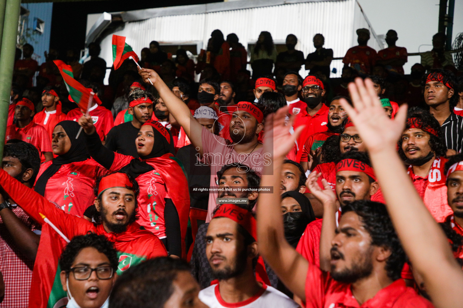 Maldives vs Nepal in SAFF Championship 2021 held on 1st October 2021 in Galolhu National Stadium, Male', Maldives