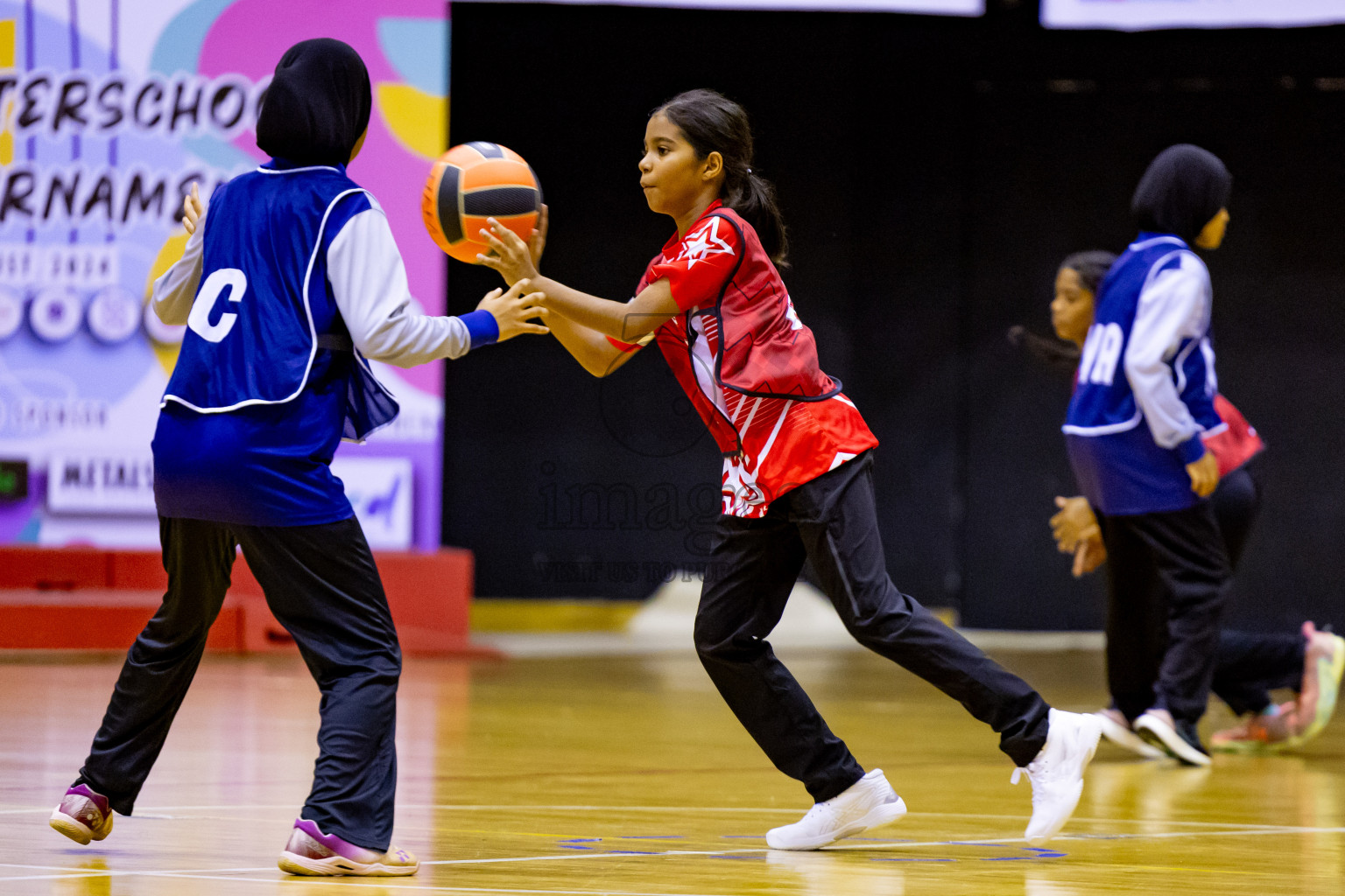 Day 2 of 25th Inter-School Netball Tournament was held in Social Center at Male', Maldives on Saturday, 10th August 2024. Photos: Nausham Waheed / images.mv