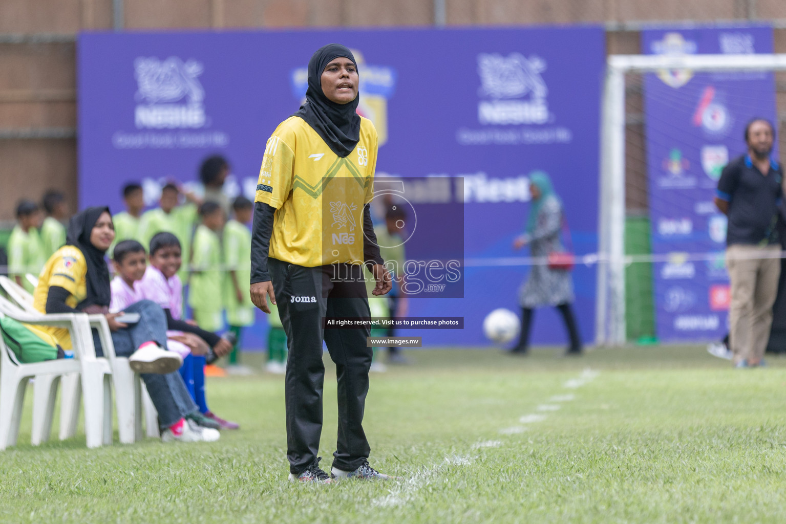 Day 1 of Nestle kids football fiesta, held in Henveyru Football Stadium, Male', Maldives on Wednesday, 11th October 2023 Photos: Shut Abdul Sattar/ Images.mv