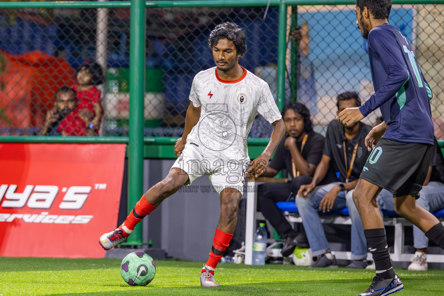 Nova SC vs Anakee SC in Day 9 of BG Futsal Challenge 2024 was held on Wednesday, 20th March 2024, in Male', Maldives
Photos: Ismail Thoriq / images.mv