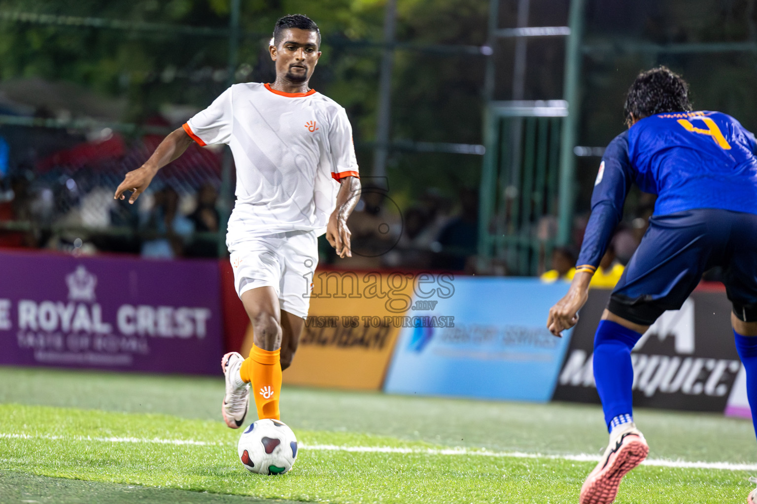 Customs RC vs Dhiraagu in Club Maldives Cup 2024 held in Rehendi Futsal Ground, Hulhumale', Maldives on Saturday, 28th September 2024. Photos: Ismail Thoriq / images.mv