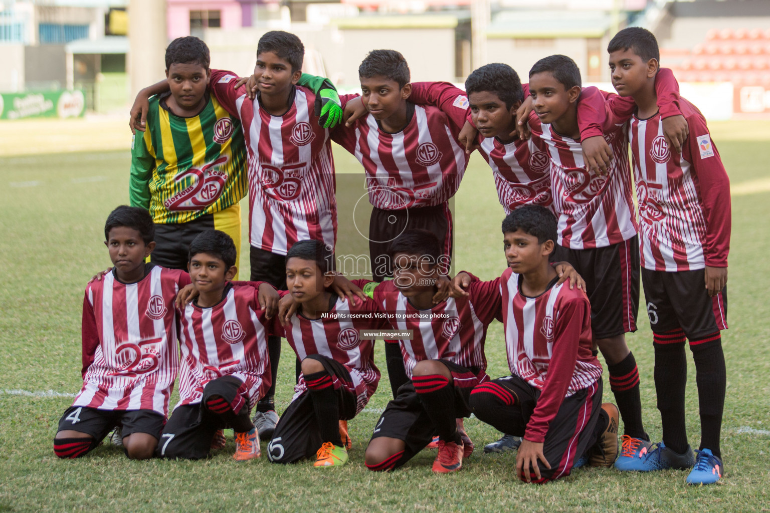 Aminiya School vs Muhyiddin School in MAMEN Inter School Football Tournament 2019 (U13) in Male, Maldives on 26th March 2019, Photos: Suadh Abdul Sattar / images.mv