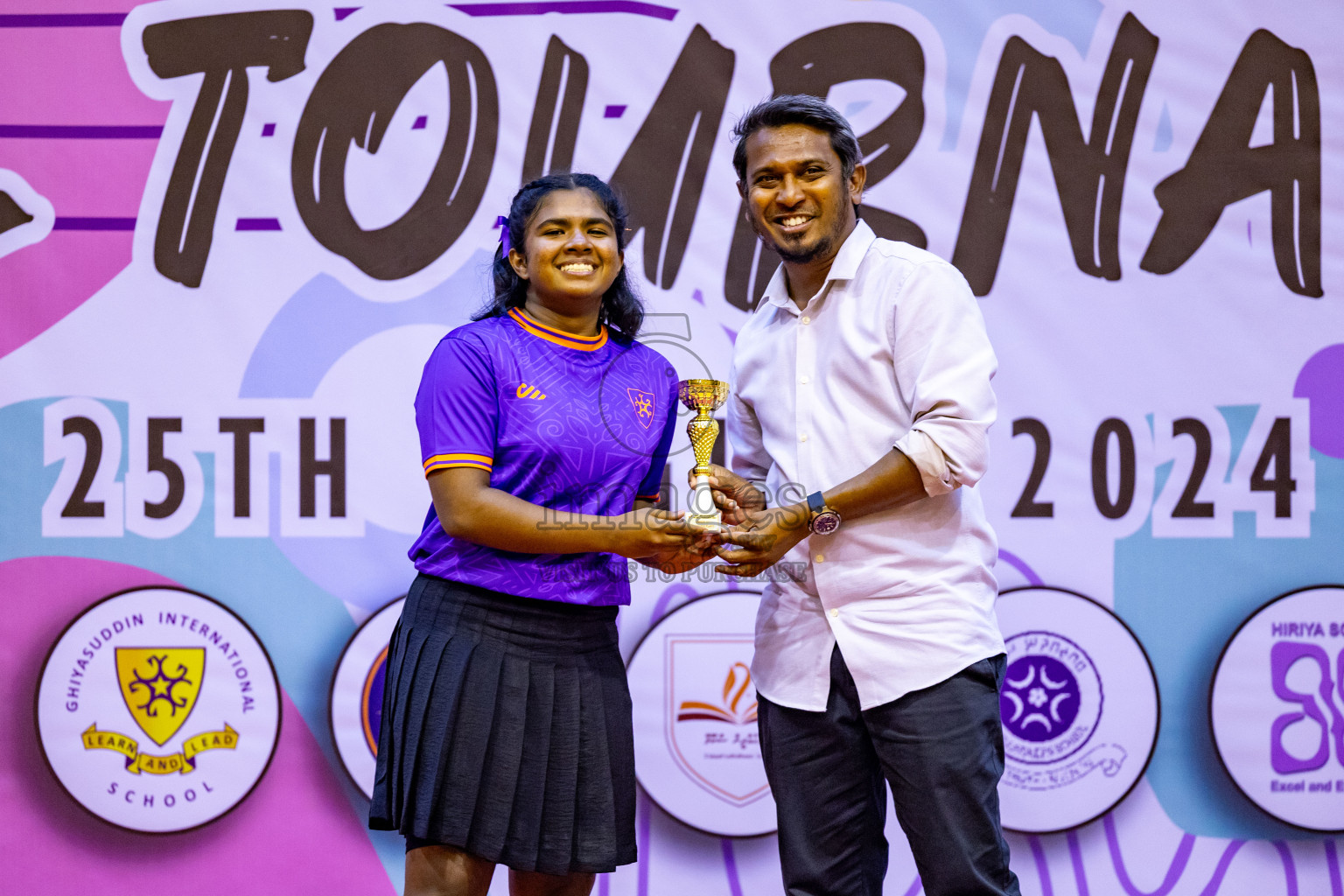 Closing Ceremony of Inter-school Netball Tournament held in Social Center at Male', Maldives on Monday, 26th August 2024. Photos: Hassan Simah / images.mv