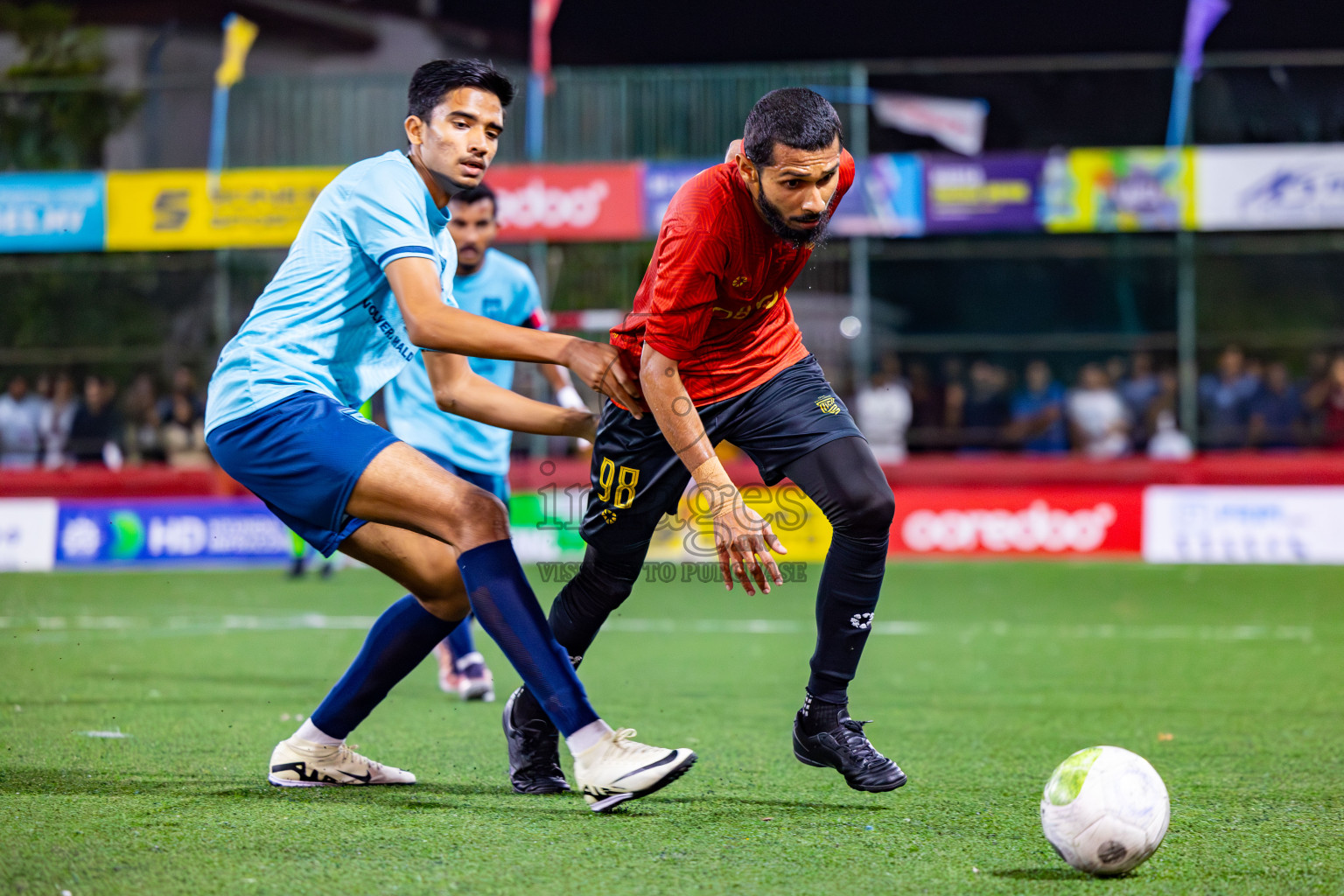 HDh Naivaadhoo vs HA Dhidhoo on Day 35 of Golden Futsal Challenge 2024 was held on Tuesday, 20th February 2024, in Hulhumale', Maldives
Photos: Mohamed Mahfooz Moosa, / images.mv