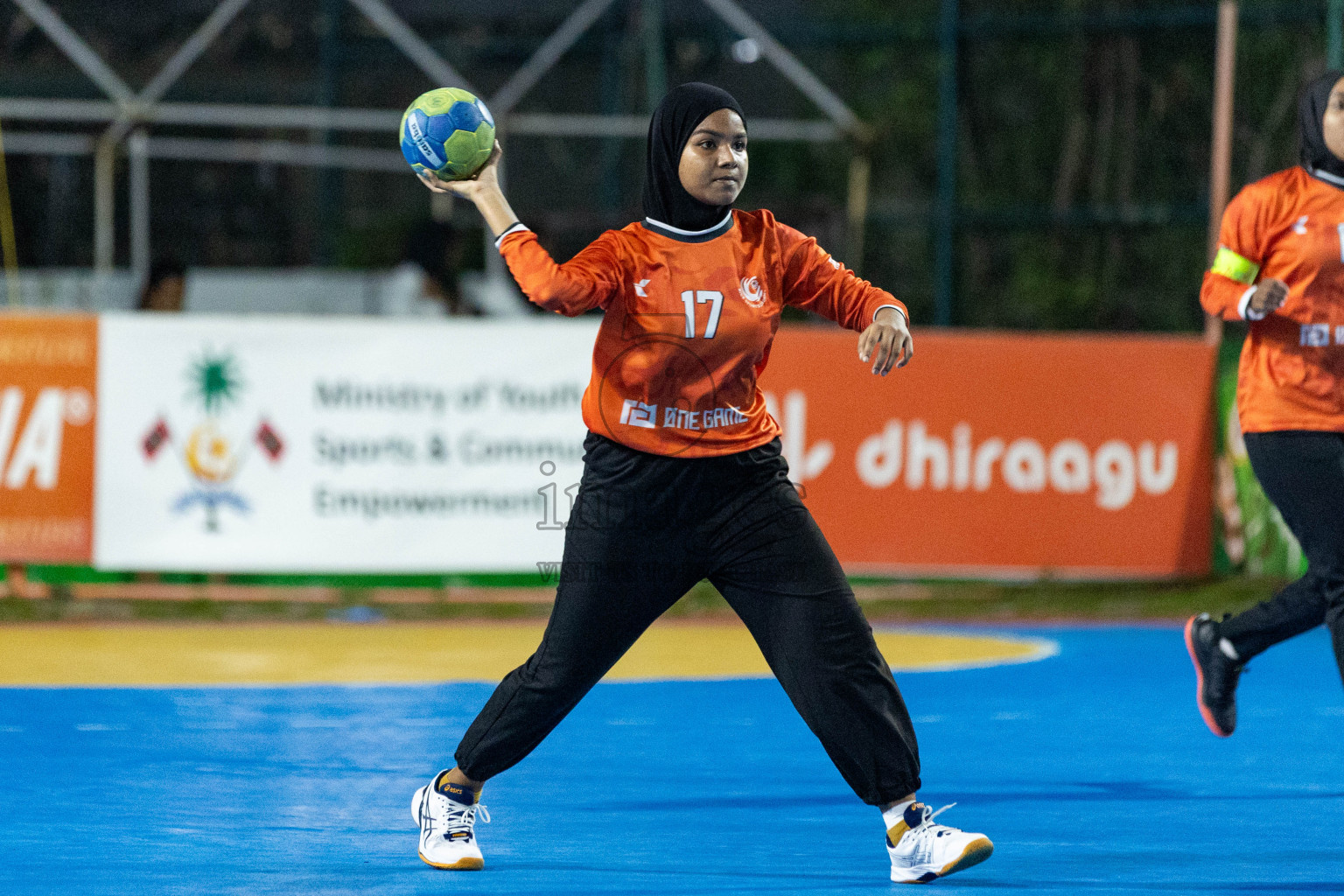 Day 16 of 10th National Handball Tournament 2023, held in Handball ground, Male', Maldives on Wednesday, 13th December 2023 Photos: Nausham Waheed/ Images.mv