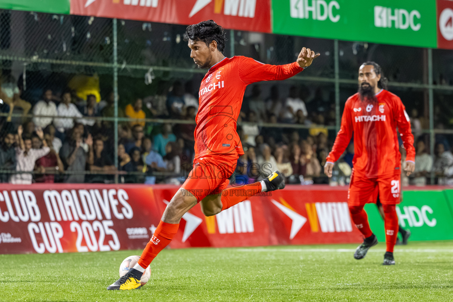 STO vs CRC in Day 4 of Club Maldives Cup 2025 was held in Rehendi Futsal Ground, Hulhumale', Maldives on Thursday, 2nd October 2025. Photos: Mohamed Mahfooz Moosa / images.mv
