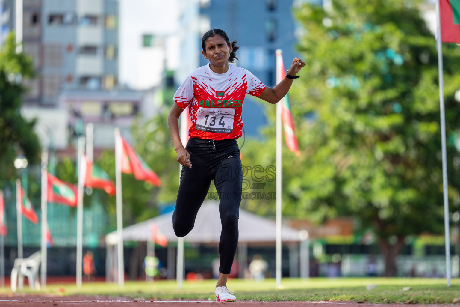 Day 2 of 33rd National Athletics Championship was held in Ekuveni Track at Male', Maldives on Friday, 6th September 2024.
Photos: Ismail Thoriq  / images.mv