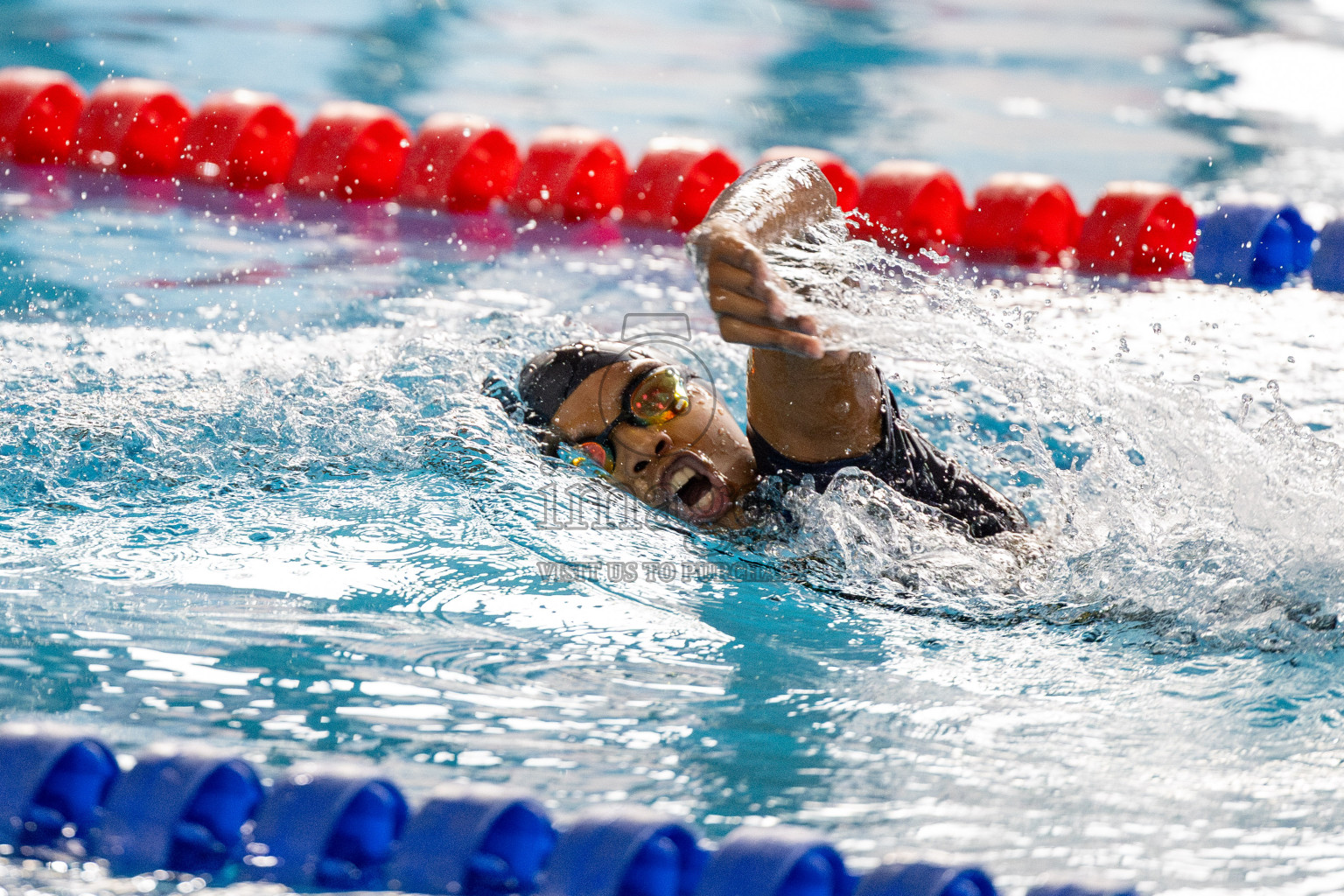 Day 4 of National Swimming Competition 2024 held in Hulhumale', Maldives on Monday, 16th December 2024. 
Photos: Hassan Simah / images.mv