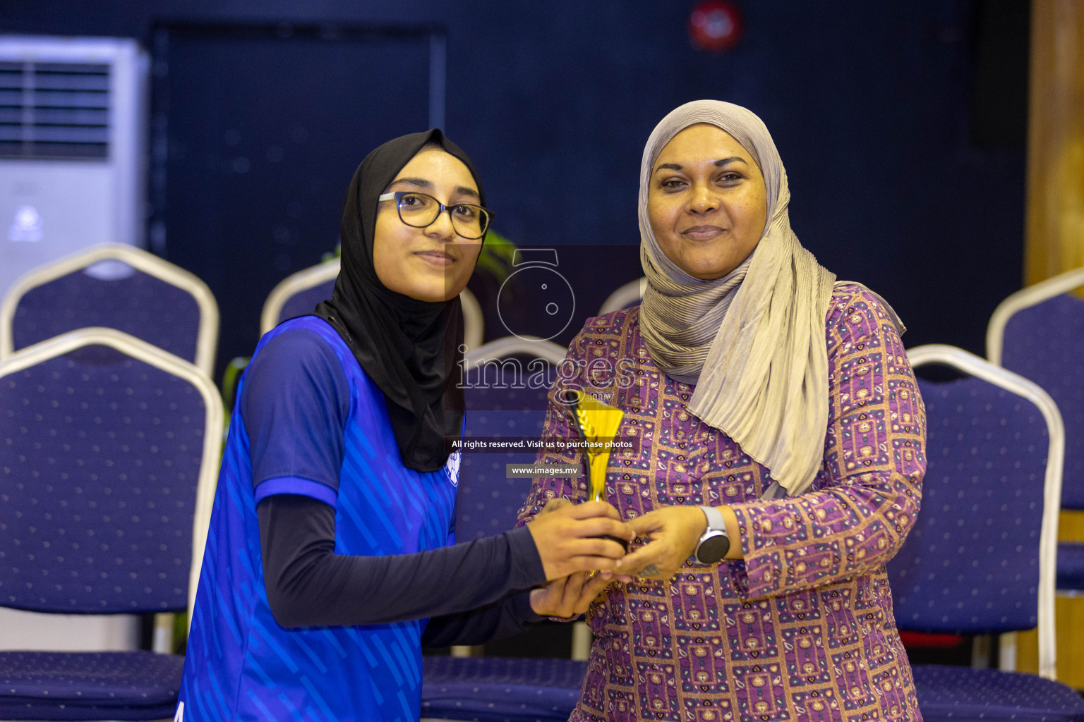 Day7 of 24th Interschool Netball Tournament 2023 was held in Social Center, Male', Maldives on 2nd November 2023. Photos: Nausham Waheed / images.mv