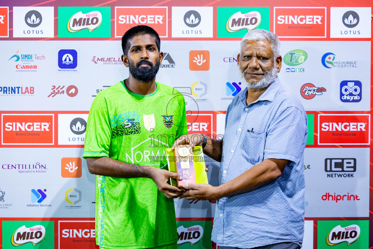 STO RC vs Club WAMCO in Round of 16 of Club Maldives Cup 2024 held in Rehendi Futsal Ground, Hulhumale', Maldives on Monday, 7th October 2024. Photos: Nausham Waheed / images.mv