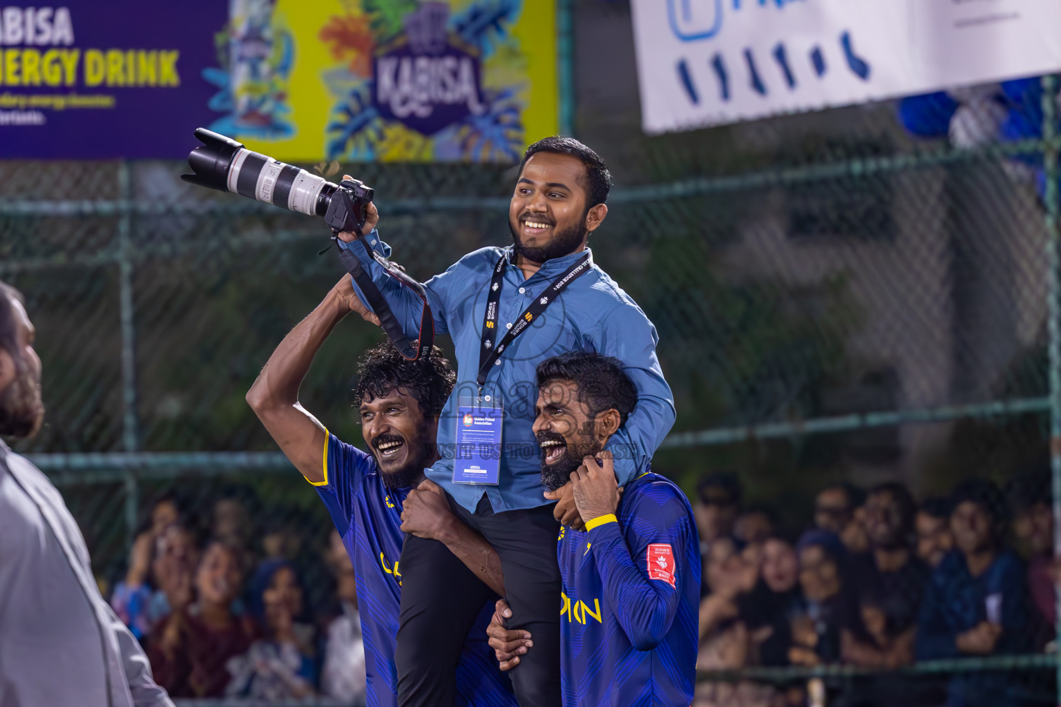 B Eydhafushi vs L Gan in the Final of Golden Futsal Challenge 2024 was held on Thursday, 7th March 2024, in Hulhumale', Maldives 
Photos: Ismail Thoriq / images.mv