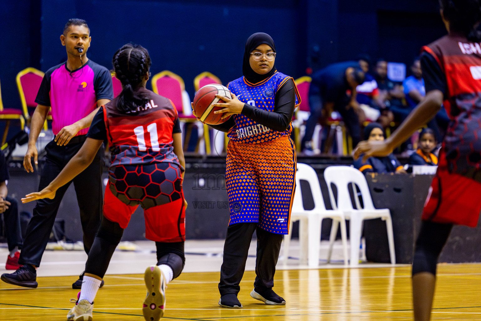 Iskandhar School vs Billabong High International School in day 8 of Junior Championship 2024 was held in Social Center, Male', Maldives on Tuesday, 19th November 2024. Photos: Nausham Waheed / images.mv