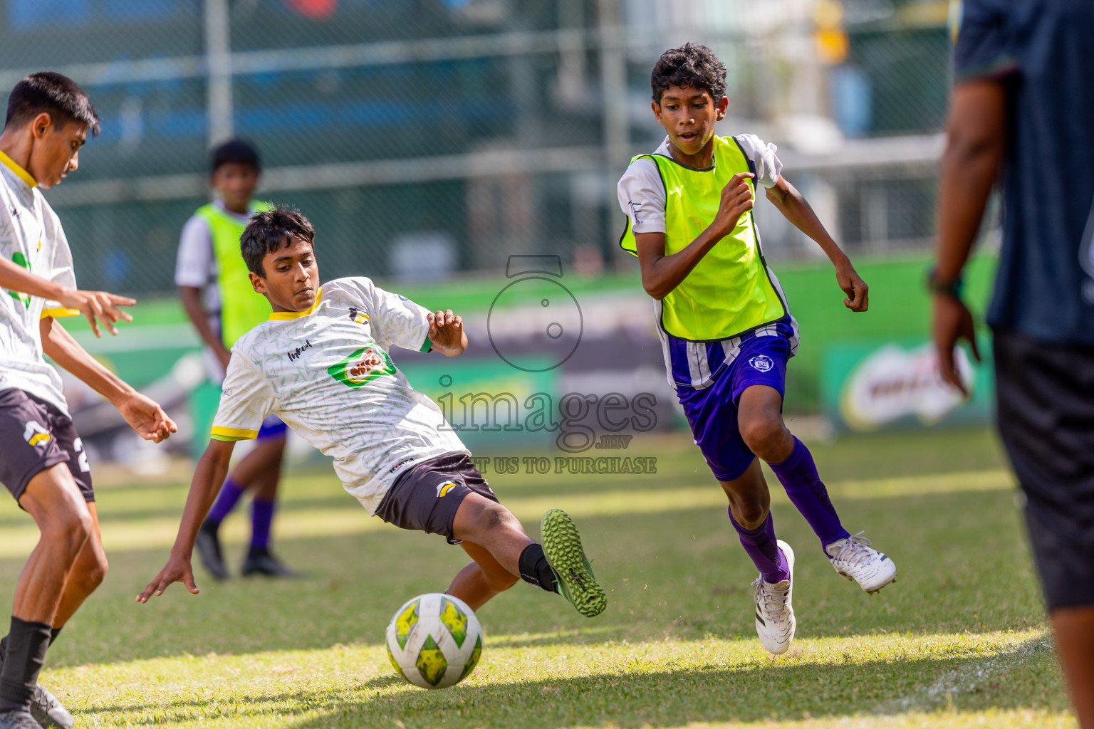 Day 4 of MILO Academy Championship 2025 (U14) was held on Sunday, 2nd November 2025 at Henveiru Football Grounds, Male', Maldives . 
Photos: Ismail Thoriq / images.mv