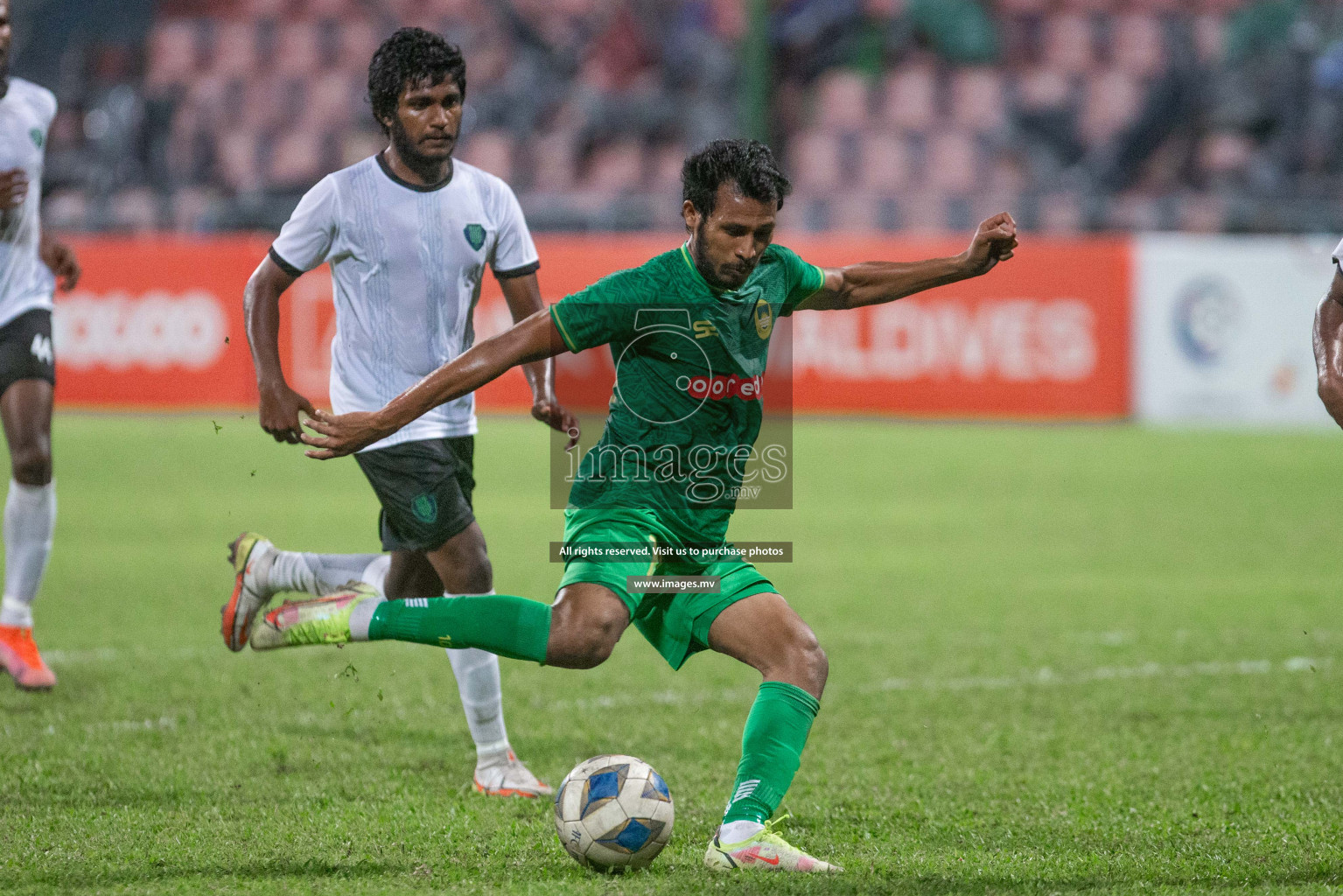 Maziya Sports and Recreation Club vs Super United Sports in Ooredoo Dhivehi Premier League 2021/22 on 12th July 2022, held in National Football Stadium, Male', Maldives Photos: Maanish/ Images mv