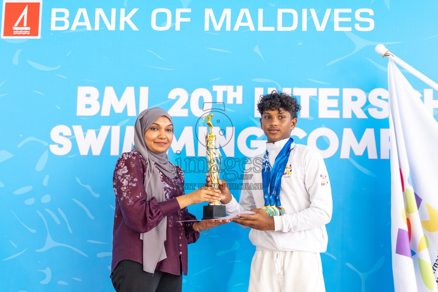 Closing ceremony of BML 20th Inter-School Swimming Competition was held in Hulhumale' Swimming Complex on Saturday, 19th October 2024. 
Photos: Ismail Thoriq