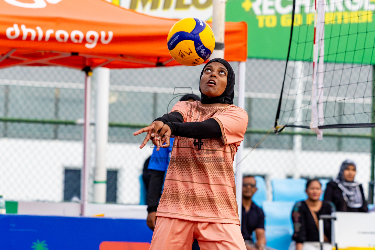 City Sports Club vs Alma Sports Club in Milo National Junior Volleyball Championship 2025 Day 4 was held on Tuesday, 25th November 2025 at Ekuveni Turf Court Male', Maldives. Photos: Nausham Waheed / images.mv