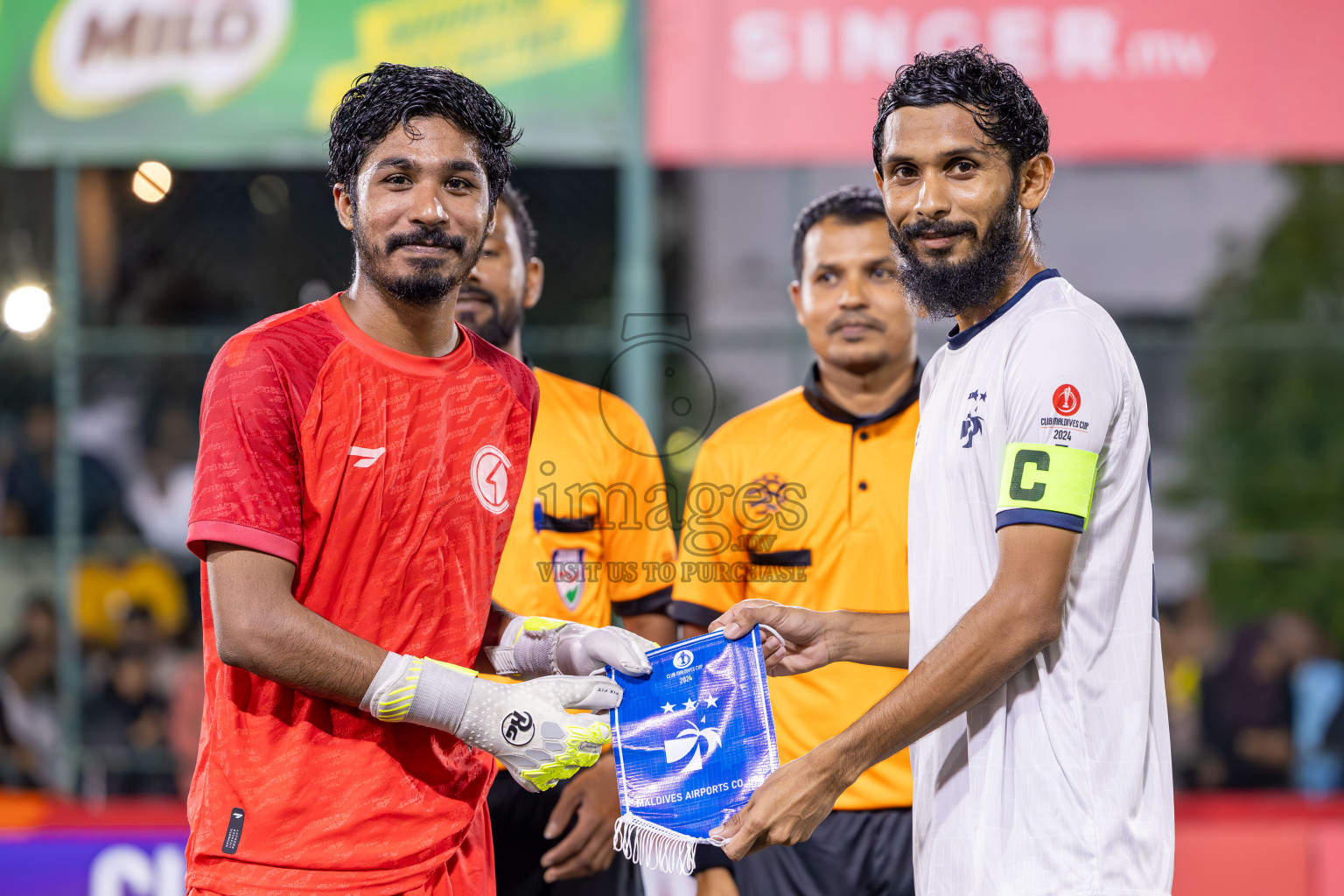 HDC vs MACL in Round of 16 of Club Maldives Cup 2024 held in Rehendi Futsal Ground, Hulhumale', Maldives on Monday, 7th October 2024. Photos: Ismail Thoriq / images.mv