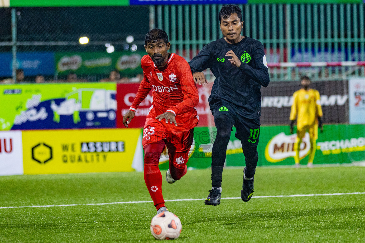 Road Recreation Club vs Club Combination SC Eydhafushi in Kings Cup Final of Club Maldives 2025 was held in Rehendhi Futsal Ground, Hulhumale', Maldives on Tuesday, 9th September 2025. Photos: Areef Adam / images.mv