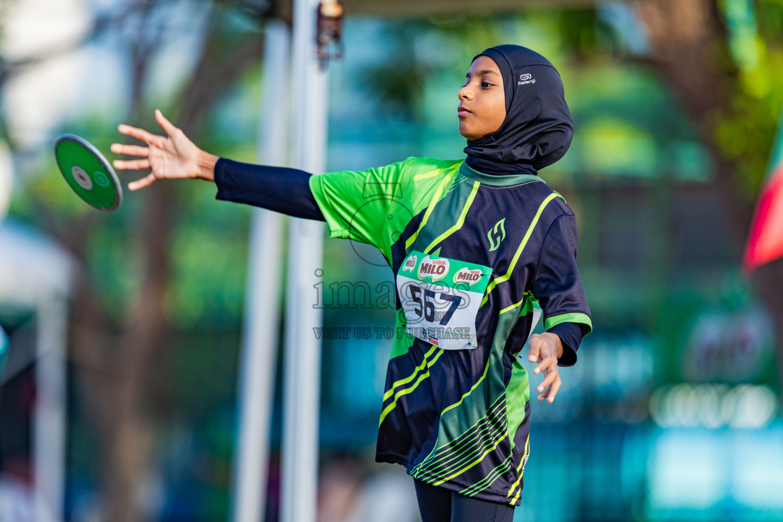 Day 2 of Inter-school Athletics Championship 2025 held in Ekuveni Synthetic Track, Male', Maldives on Tuesday, 07th October 2025. Photos by: Areef Adam / Images.mv