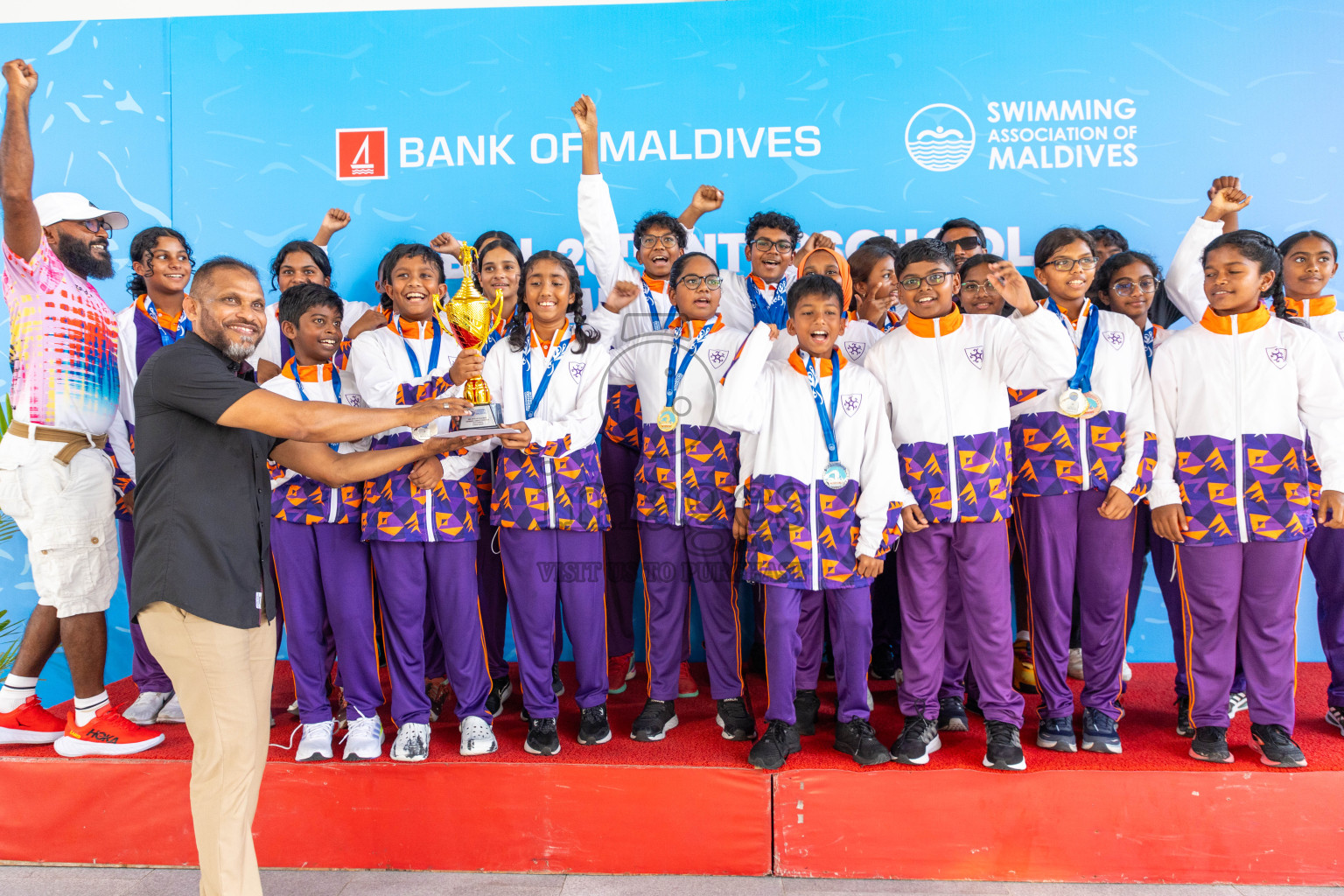 Closing ceremony of BML 20th Inter-School Swimming Competition was held in Hulhumale' Swimming Complex on Saturday, 19th October 2024. 
Photos: Ismail Thoriq