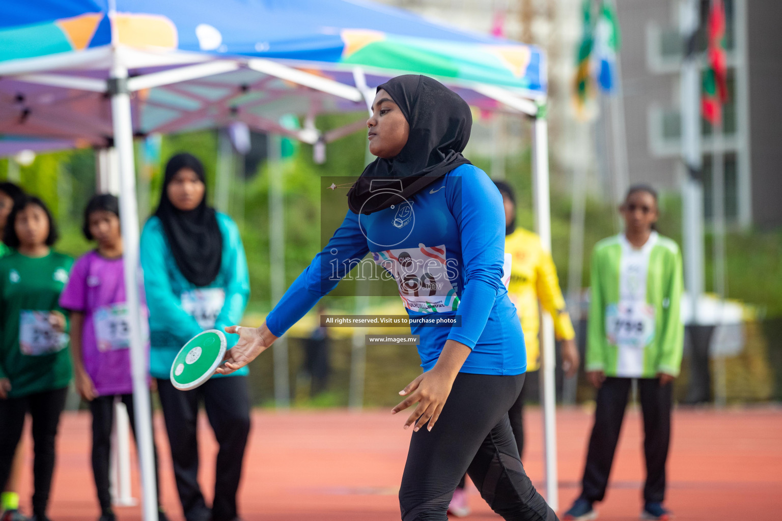 Day three of Inter School Athletics Championship 2023 was held at Hulhumale' Running Track at Hulhumale', Maldives on Tuesday, 16th May 2023. Photos: Nausham Waheed / images.mv