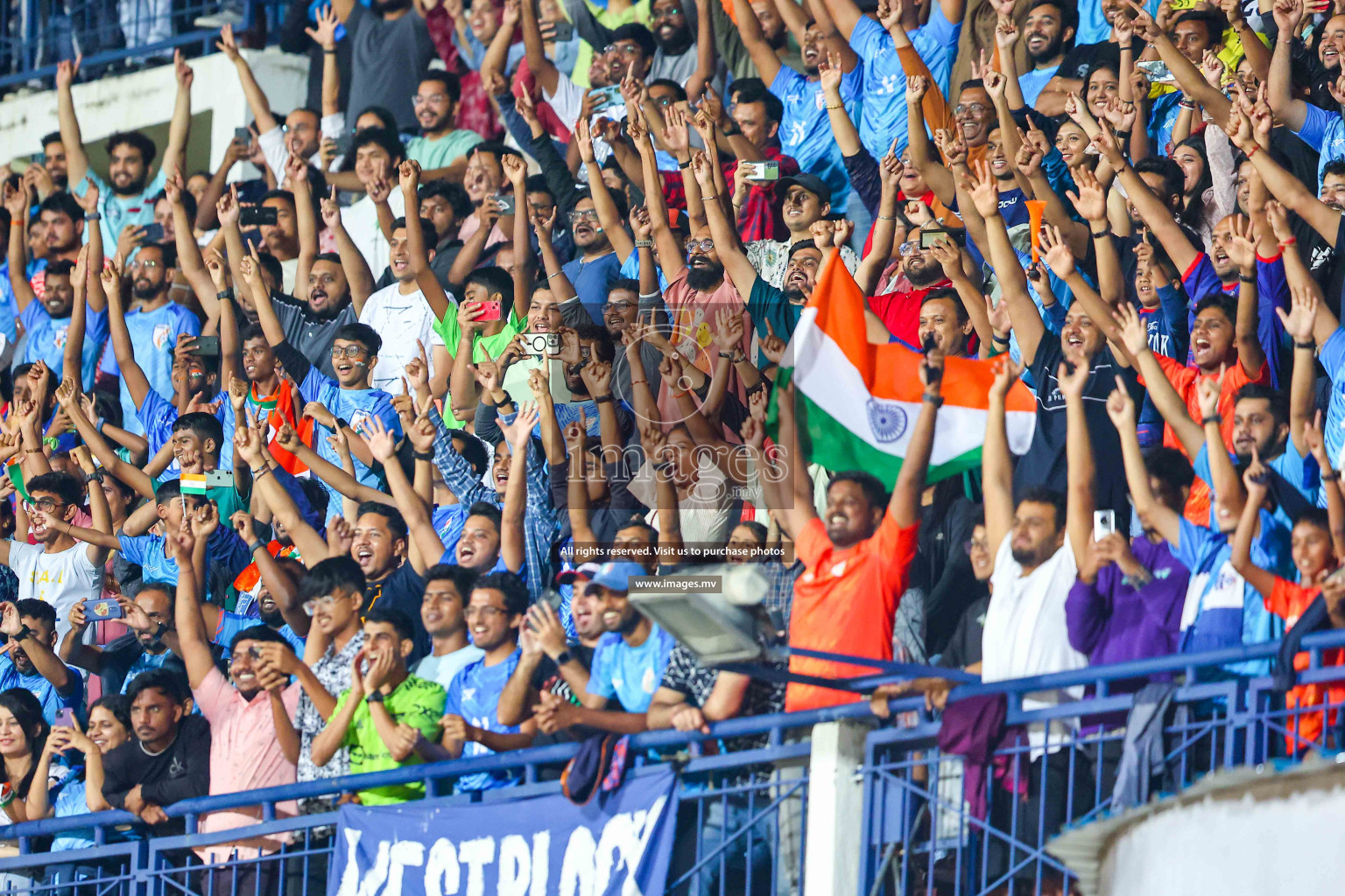 Nepal vs India in SAFF Championship 2023 held in Sree Kanteerava Stadium, Bengaluru, India, on Saturday, 24th June 2023. Photos: Nausham Waheed / images.mv