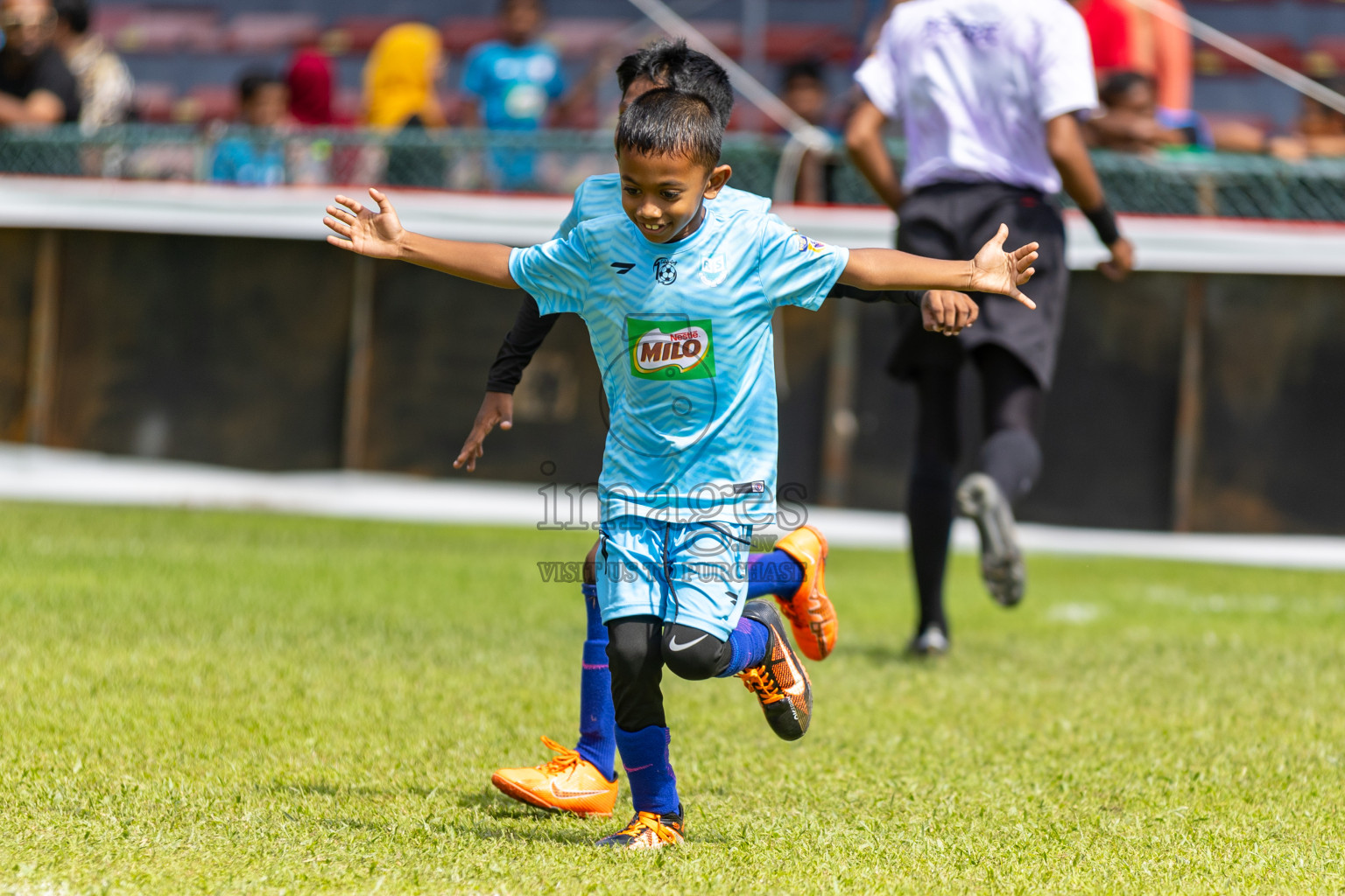 Day 2 of MILO Kids Football Fiesta was held at National Stadium in Male', Maldives on Saturday, 24th February 2024.