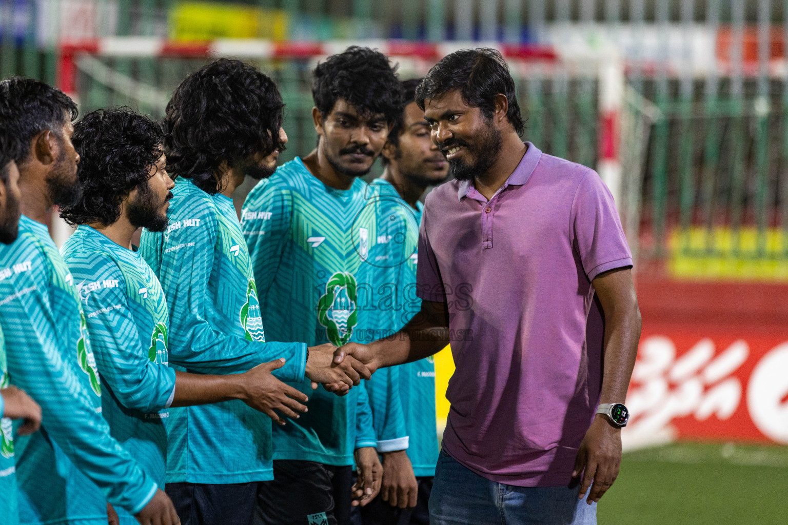 F Magoodhoo vs F Nilandhoo in Day 4 of Golden Futsal Challenge 2024 was held on Thursday, 18th January 2024, in Hulhumale', Maldives Photos: Nausham Waheed / images.mv