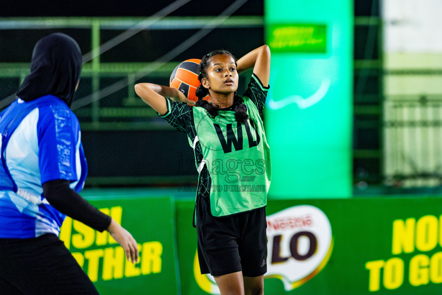 Day 3 of MILO 3x3 Netball Challenge 2024 was held in Ekuveni Netball Court at Male', Maldives on Saturday, 16th March 2024. Photos: Nausham Waheed / images.mv