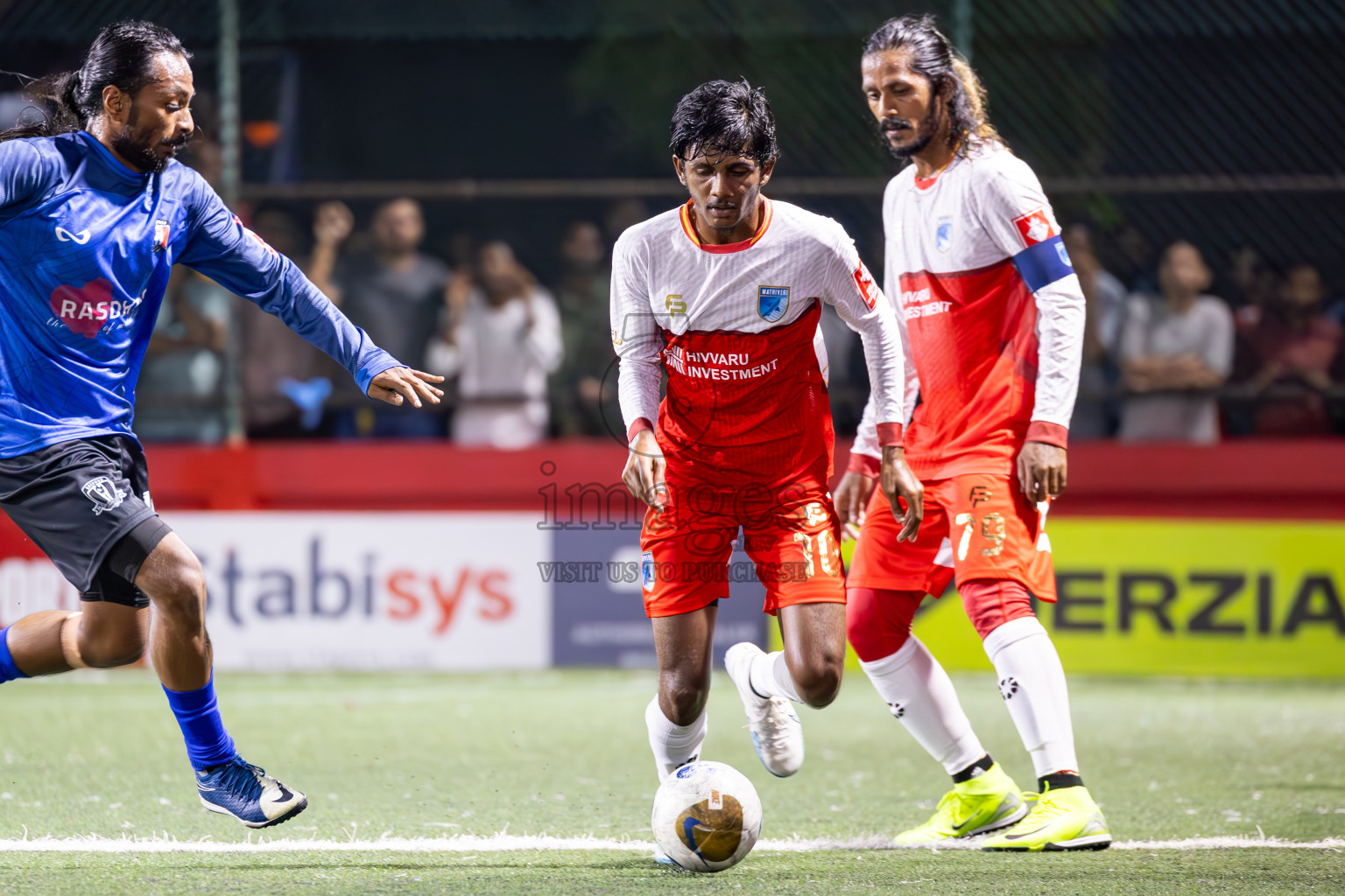 AA Mathiveri vs AA Rasdhoo in Day 15 of Golden Futsal Challenge 2025 was held on Sunday, 19th January 2025, in Hulhumale', Maldives. Photos: Ismail Thoriq / images.mv