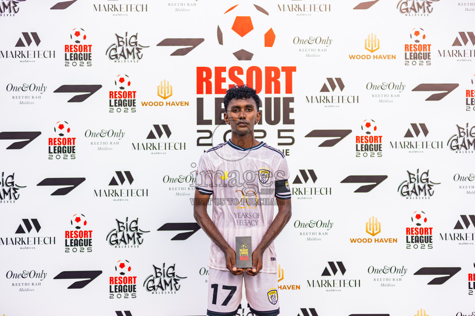 Taj Coral Reef Resorts vs One&Only Reethi Rah in Resort League 2025 (North Male Zone) day 9 was held on Thursday, 11th September 2025 in One And Only Reethi Rah Maldives Resort, Photos: Areef Adam / images.mv