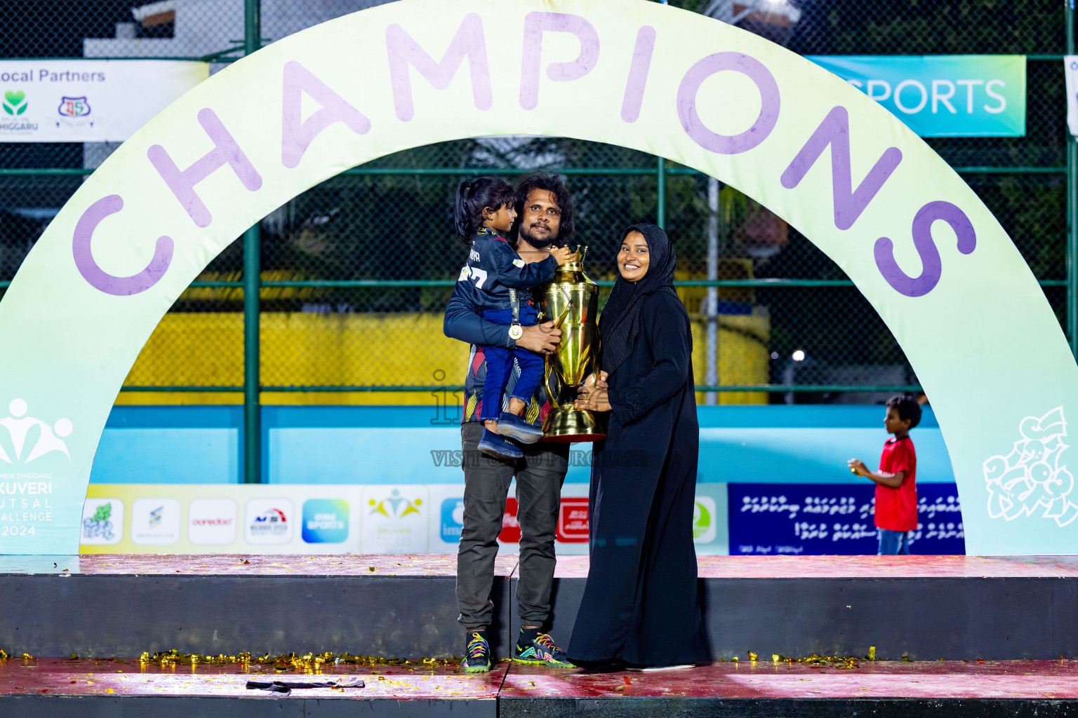 Dee Ess Kay vs Kovigoani in Final of Laamehi Dhiggaru Ekuveri Futsal Challenge 2024 was held on Wednesday, 31st July 2024, at Dhiggaru Futsal Ground, Dhiggaru, Maldives Photos: Nausham Waheed / images.mv