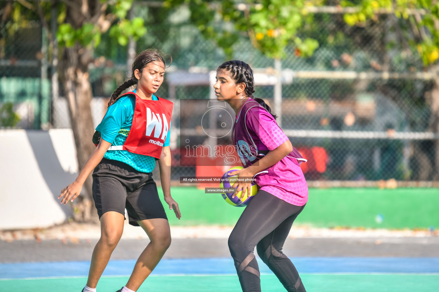 Day3 of Junior Netball Championship 2022 on 5 March 2022 held in Male', Maldives. Photos by Nausham Waheed.