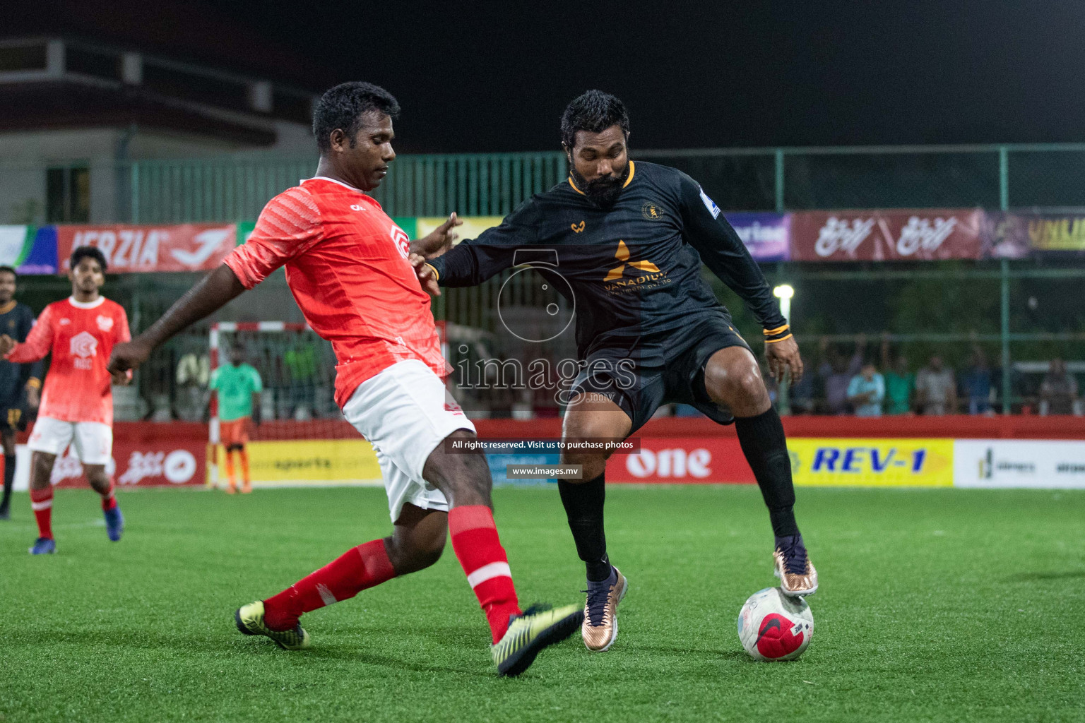 HA. Maarandhoo vs HA. Thuraakunu in Day 3 of Golden Futsal Challenge 2023 on 07 February 2023 in Hulhumale, Male, Maldives