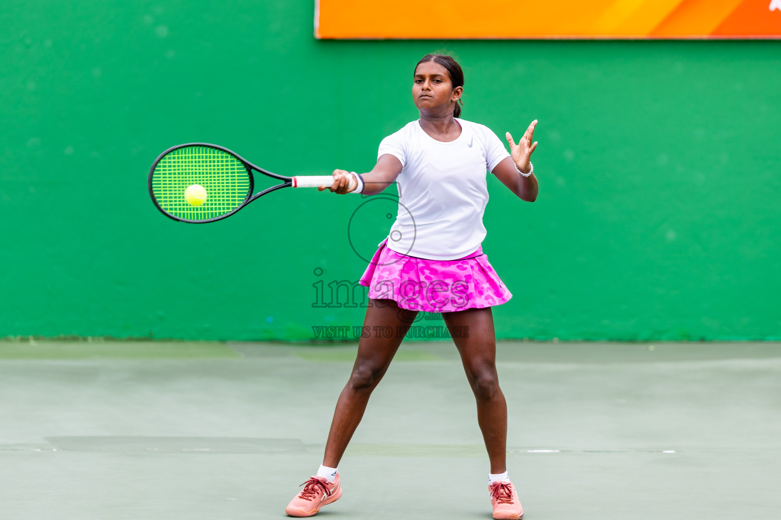 Finals of ATF Maldives Junior Open Tennis was held in Male' Tennis Court, Male', Maldives on Saturday, 21st December 2024. Photos: Nausham Waheed/ images.mv