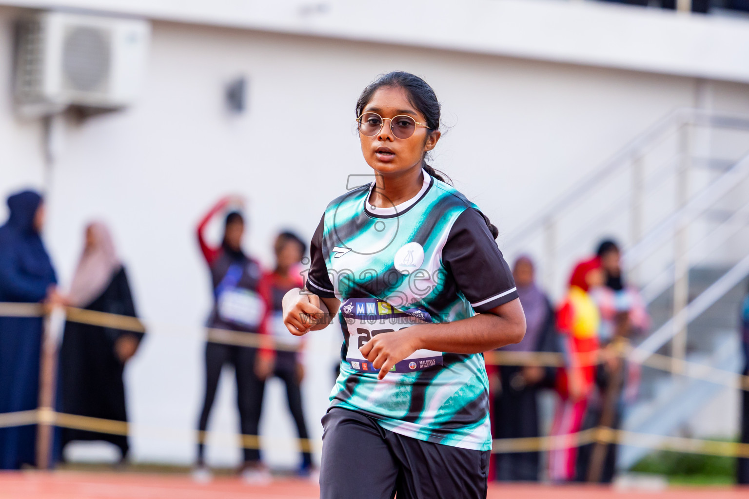 Day 3 of MWSC Interschool Athletics Championships 2024 held in Hulhumale Running Track, Hulhumale, Maldives on Monday, 11th November 2024. Photos by:  Nausham Waheed / Images.mv