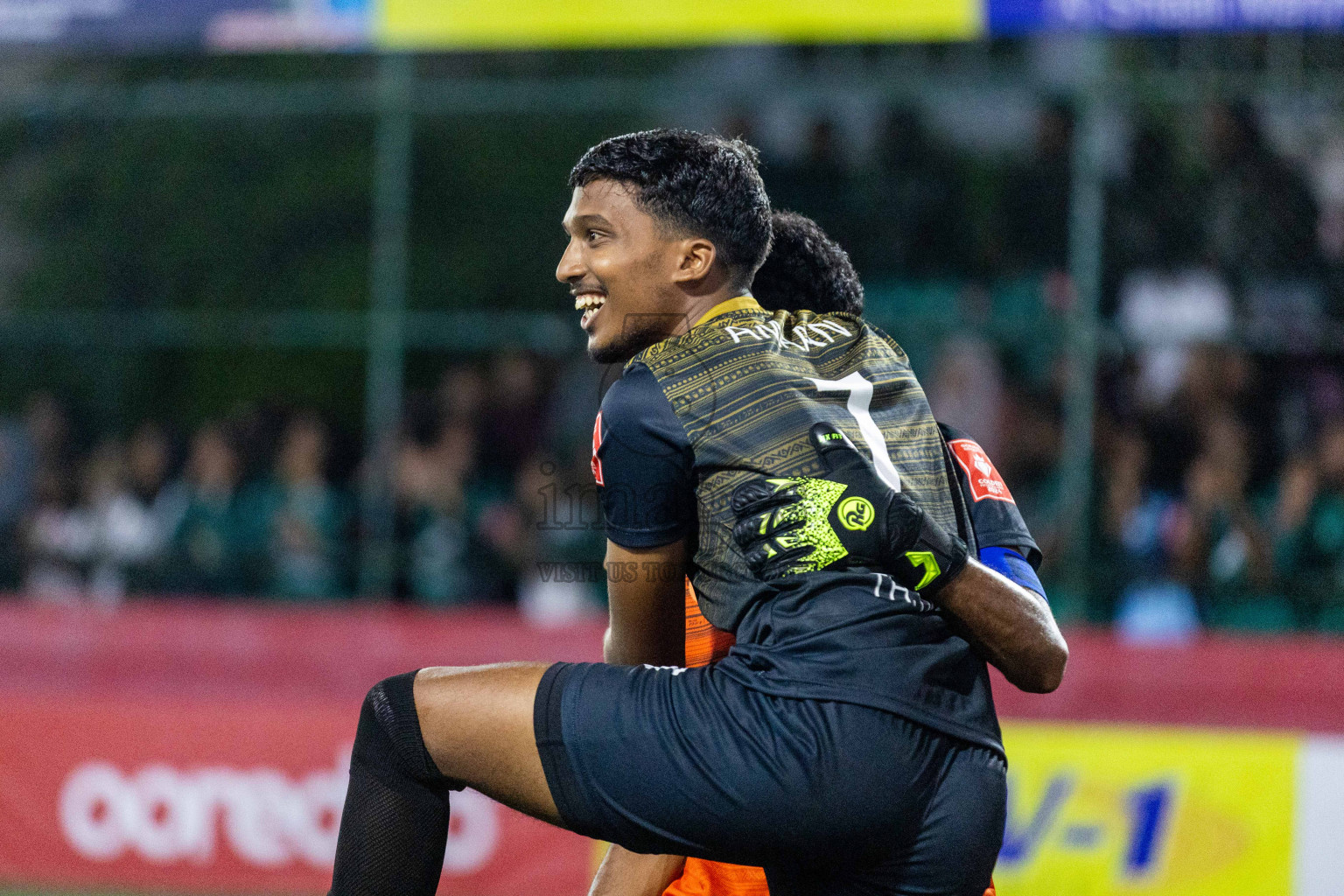 Th Omadhoo vs Th Kinbidhoo in Day 20 of Golden Futsal Challenge 2024 was held on Saturday , 3rd February 2024 in Hulhumale', Maldives Photos: Nausham Waheed / images.mv