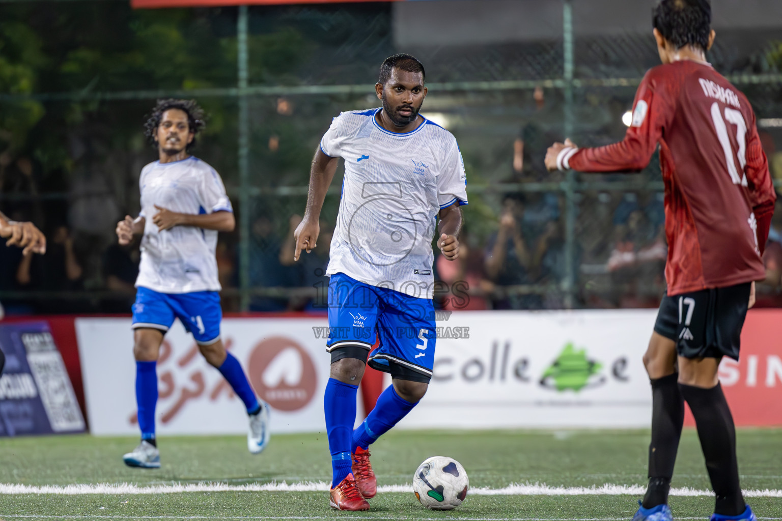 Team Badhahi vs Kulhivaru Vuzaara Club in the Semi-finals of Club Maldives Classic 2024 held in Rehendi Futsal Ground, Hulhumale', Maldives on Thursday, 19th September 2024. Photos: Ismail Thoriq / images.mv