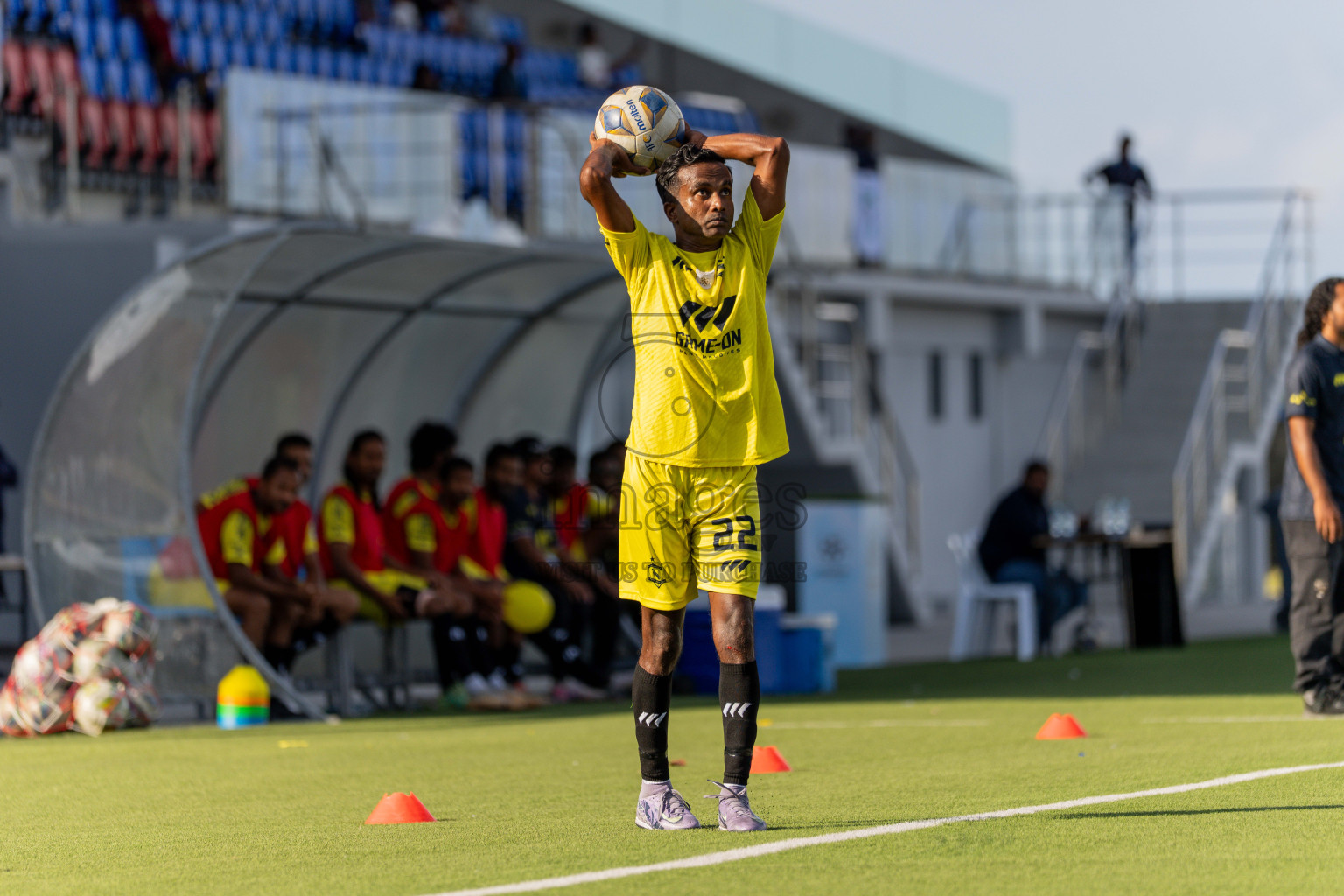 Semi Finals Match 02 Huss Songun FT VS Velaa Sports Club in Day 8 of Eydhafushi Cup 2025 held in Eydhafushi Football Stadium at B. Eydhafushi, Maldives on Saturday, 13th September 2025. Photos: Arif Rasheed / images.mv