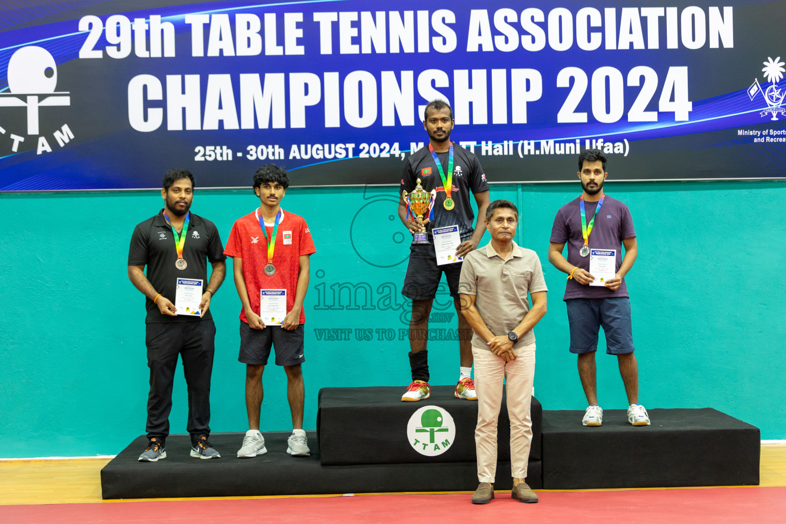 29th Table Tennis Association Championship 2024, 30th August 2024 at Male'TT Hall,Photos by Shuu Abdul Sattar