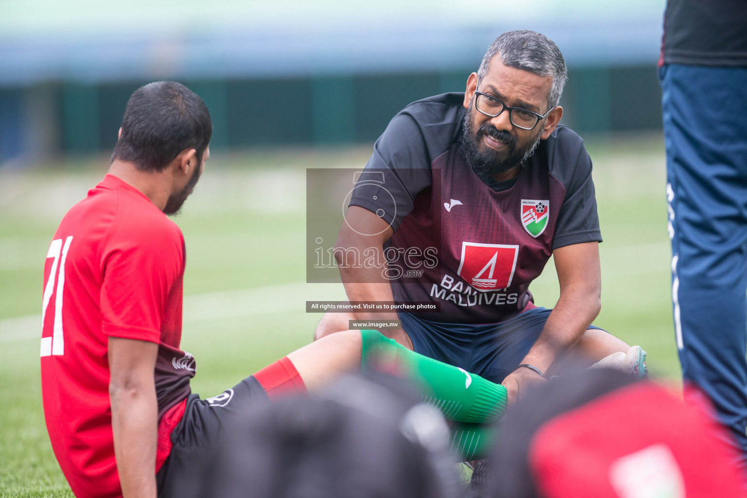 SAFF Championship training session of Team Maldives in Bangalore on Tuesday, 21st June 2023. Photos: Nausham Waheed / images.mv